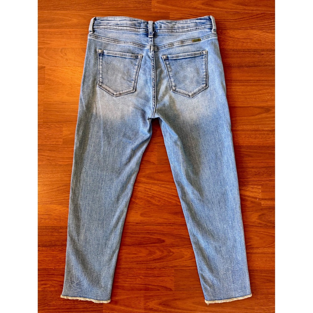KanCan Maurices Womens Light Wash Raw Hem Skinny Jeans Size 29 - Picture 2 of 6